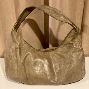 Hobo International Olive‎ Green Leather Hand Bag - Spacious Hobo Style